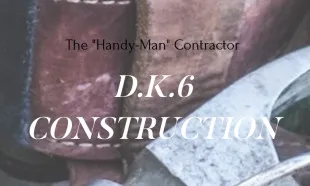 D.K.6 Construction logo