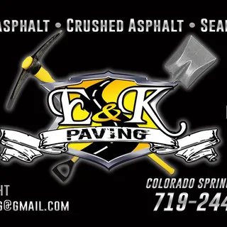 E and k paving logo