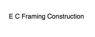 E C Framing Construction logo