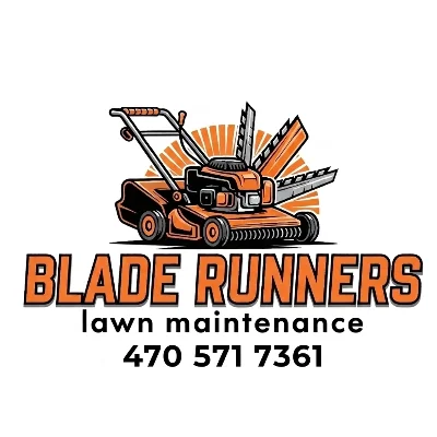 Blade runners lawn maintenance logo