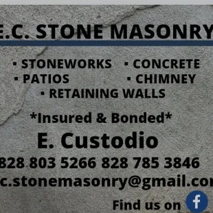 E.C Stone Mansory - Patio Design & Installation in Morganton, NC