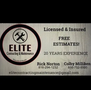 Elite Contracting & Maintenance LLC logo
