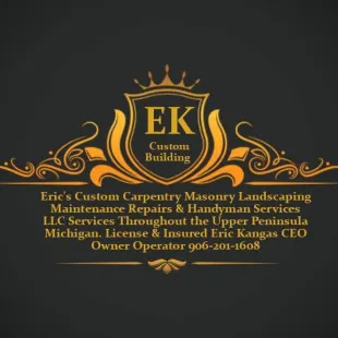 Eric's Custom Carpentry Masonry Landscaping LLC logo