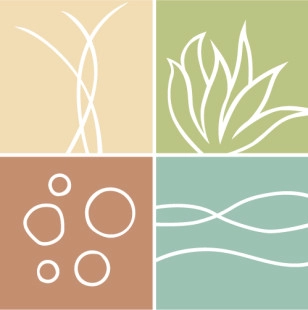 Falling Waters Landscape logo