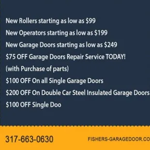 Fishers Garage Door logo