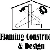 Flaming Construction & design logo