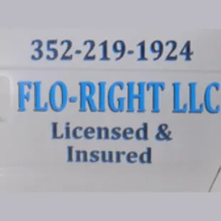 Flo-Right LLC - Plumbing Services in Lake Butler, FL