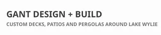 Gant Design + Build logo