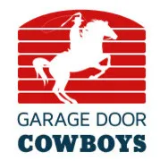 Garage door cowboys logo