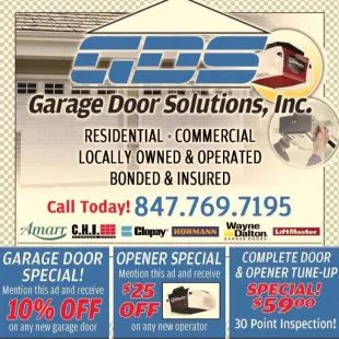 Garage Door Solutions, Inc logo