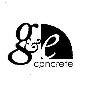 G&E Concrete logo
