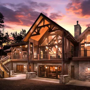 Golden Eagle Log & Timber Homes logo
