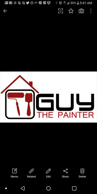 Guy The Painter logo