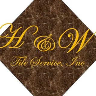 H & W Tile Service logo