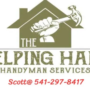 Helping hands handyman service logo