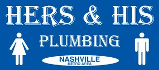Hers and His Plumbing logo