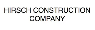 Hirsch Construction Company logo
