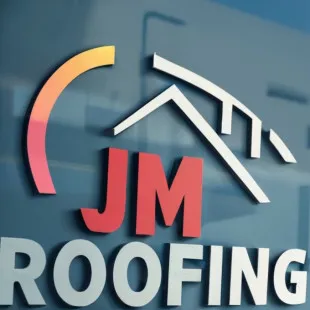 Jm roofing contractors logo