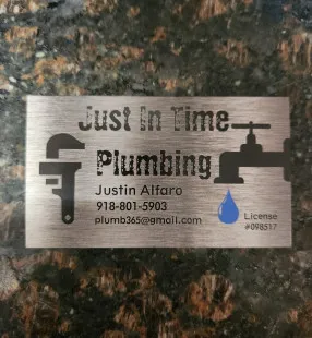 Just In Time Plumbing logo