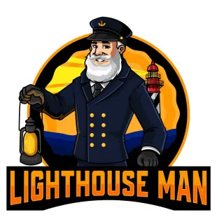 Lighthouse Man logo