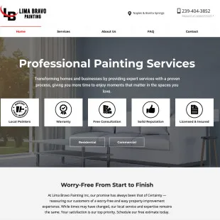 Lima Bravo Painting logo