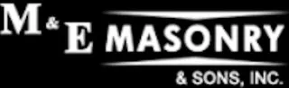 M & e Masonry & Sons logo