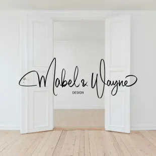 Mabel and Wayne Design logo