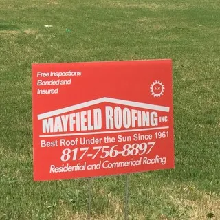 Mayfield Roofing Inc. DFW logo