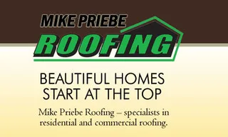 Mike Priebe Roofing logo