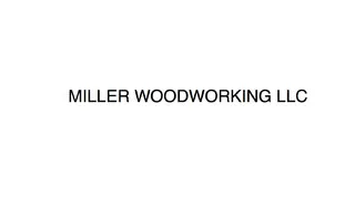 Miller Woodworking LLC logo