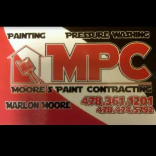 Moore's Paint Contracting logo