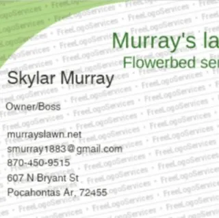 Murray's Lawn Care & Flowerbed service logo
