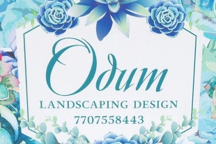 Odum landscaping design logo