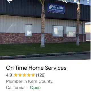 On Time Home Services logo