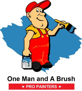 One Man and a Brush logo