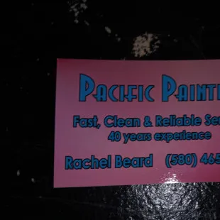 Pacific painting logo