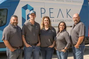 Peak Roofing & Construction logo