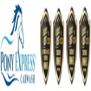 Pony Express Car Wash logo
