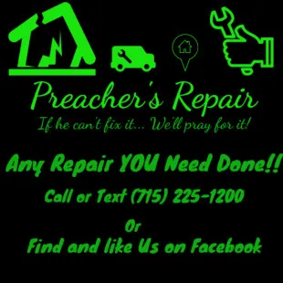 Preacher's Repair logo