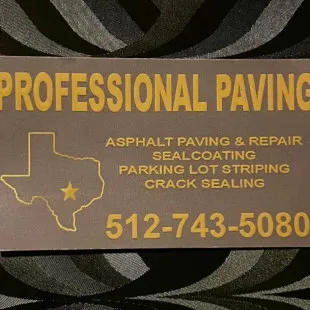 Professional Paving LLC logo