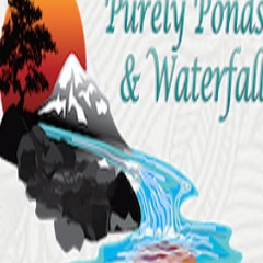 Purely Ponds and Waterfalls logo