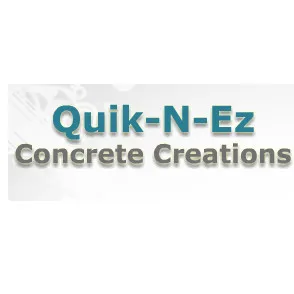 Quick-N-Ez Concrete Creations logo