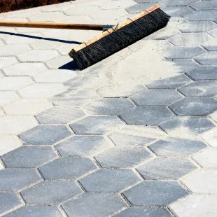 R C Paving logo
