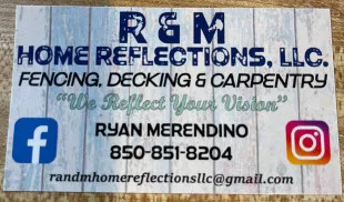 R & M Home Reflections logo