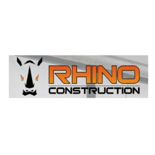 Rhino construction logo