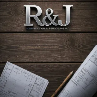 R&J construction and remodeling logo