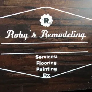Roby remodeling logo