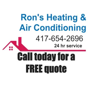 Ron's Heating & Air Conditioning logo