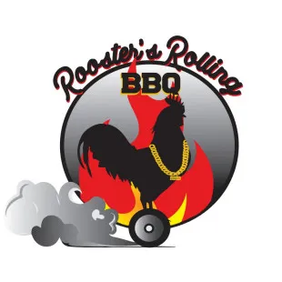 Rooster's Rolling BBQ logo