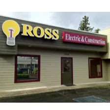 Ross Electric & Construction logo